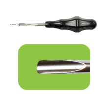 MEA-06 Корневой элеватор Power Grip A06 Bein, прямой, для верхних и нижних премоляров, моляров и корней, ширина 4,9 мм. МСТ