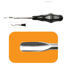 MLC-04 Люксатор Power Grip С04 Bein, изогнутый вверх, для дистальных и проксимальных сторон премоляров и моляров, ширина 5 мм. МСТ