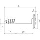 TS-16-008 Винты тентовые (опорные) титановые самонарезные (самонарезающие) Ø1.6 длина 8 мм 1 шт/уп. МСТ