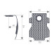 TM3799 (PM-01-22) Титановая сетка с шестигранными ячейками для спейсеров, трехсторонняя, 7*9*9 мм. МСТ