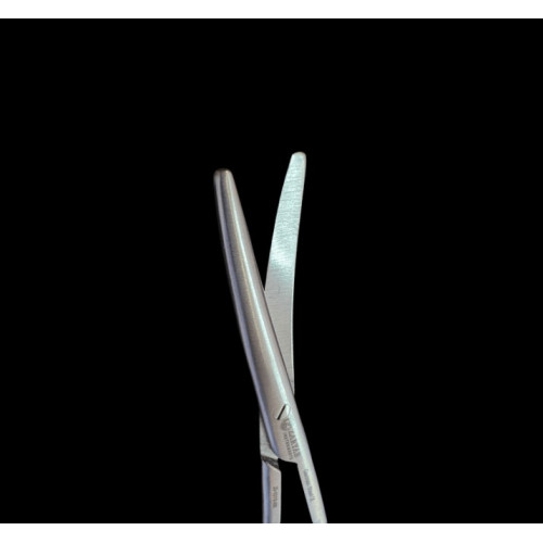 Ножницы ZL-1013-SB, Metzenbaum Blue Titanium изогнутые 13.5 см