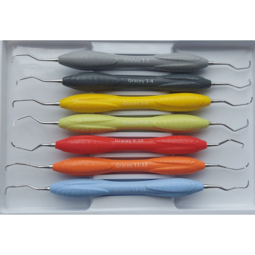 GCS-7 Набор кюрет Gracey 7-set silicone