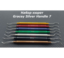 GSH-7 Набор кюрет Gracey Silver Handle 7